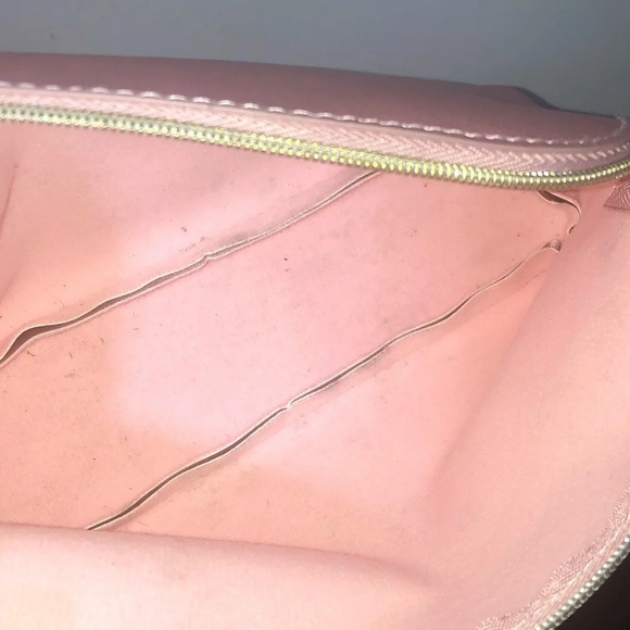 Lancome Paris 3 Makeup Bags 3 Sizes Zipper Pink Travel - Picture 5 of 7